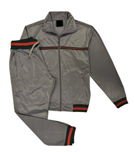 Survêtement pour homme, vêtements de sport écologiques, 100% coton, tissu respirant, broderie imprimée, ceinture élastique - Product Image 2