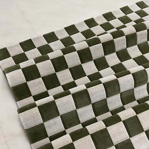 Contemporary Hand Tufted Check Pattern Carpet Soft <b>Floor</b> Area Rug Anti Slip Modern Rug for Living Room Bedroom Office Hotel Use - Product Image 5