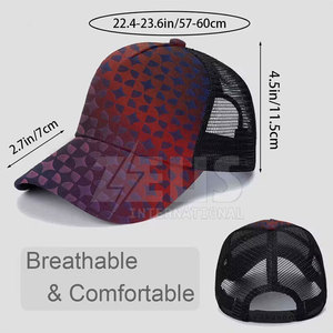 Lightweight Design Offering Comfortable All Day Use Sublimation Baseball Hats With Premium Finish Sublimation Baseball Hats - Product Image 5