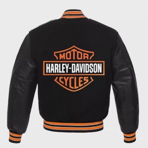 เสื้อแจ็คเก็ตวาร์ซิตี้ขนสัตว์แฟชั่นสำหรับผู้ชาย แจ็คเก็ตเบสบอลแบบ Letterman สกรีนโลโก้ได้ตามต้องการ แจ็คเก็ตยูนิฟอร์มทีมคุณภาพสูง - Product Image 6