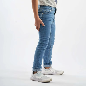 Jeans en denim tendance pour jeunes garçons, coupe slim, vêtements de mode pour jeunes garçons, vente en gros du Bangladesh, OEM personnalisable - Product Image 1