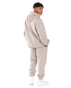 Sweat à capuche streetwear personnalisé avec impression en relief, 500 g/m², épais, grande taille, pour hommes, essentiels, sweats à capuche surdimensionnés personnalisés - Product Image 4