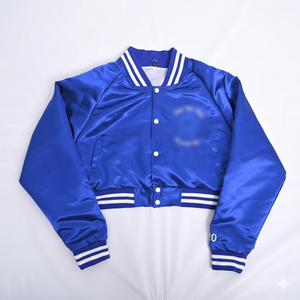 Veste universitaire d'hiver personnalisée pour femme, épaisse, chaude, rembourrée en polaire, style Letterman, fournisseur - Product Image 5