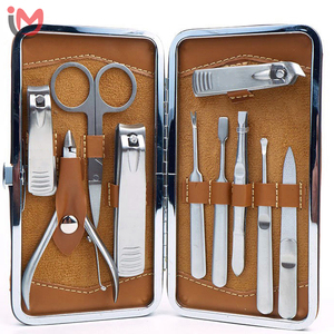 High Quality 10-Piece Manicure & <b>Pedicure</b> <b>Set</b> Multifunction Nail Clippers Beauty Care Kit OEM Wholesale - Product Image 3