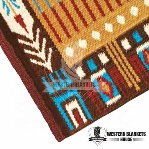 Tapis de selle de dressage en laine de Nouvelle-Zélande de 100% pouces, en coton polycoton de taille occidentale, fabricant de la meilleure qualité 1/2 - Product Image 2