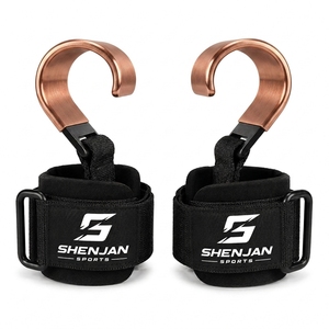 Protection Heavy Duty Custom Wholesale Neoprene Powerlifting Hooks Deadlift Pull Ups Training Non-Slip Adjustable Professional - Product Image 1