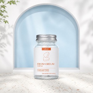[FROM OREUM] Pasta de Dientes Sólida para Baño de Hotel, Sabor Mandarina de Jeju, 60 Tabletas para el Baño de Huéspedes - Product Image 1