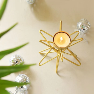 Portavelas de Metal Resistente Hecho a Mano con Forma Personalizada de Cultura Tribal para Decoración del Hogar - Product Image 4