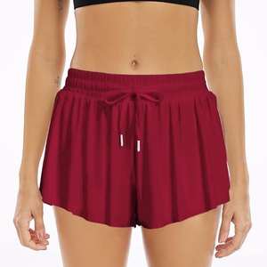 MANGOES FASHIONS Falda de Baile Fluida y Transpirable con Cintura Alta y Diseño de Mariposa para Niñas, Skorts Deportivos para Adolescentes y Pre-adolescentes, Estilo Preppy - Product Image 1