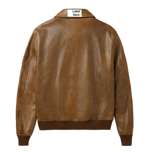 Chaqueta de Cuero de Primera Calidad para Hombre, Estilo Chaqueta de Cuero para Hombre - Product Image 4