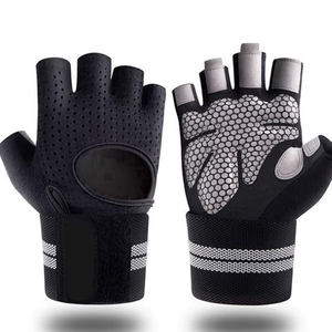 ODM Half Finger Lightweight Breathable Vinyl Men's <b>Weight</b> Lifting Workout Body Building Training Gym <b>Gloves</b> - Product Image 1