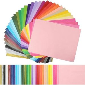 Simetufy Sacchetti Regalo in Carta Velina 36 Colori, 1080 Fogli, Piccoli Sacchetti Decorativi Multicolore per Confezioni Artistiche 29,2 cm x 20,3 cm, Carta Velina Arcobaleno - Product Image 1