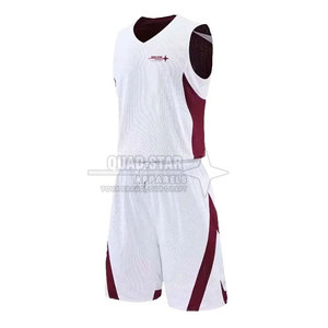 Uniforme de baloncesto reversible 100% poliéster para hombre, ropa deportiva transpirable, uniforme de baloncesto reversible en venta - Product Image 4