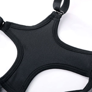 Soutien-gorge de sport pour femme à maintien élevé, respirant, sans coutures, à bretelles réglables, avec coussinets amovibles et logo frontal, faible MOQ - Product Image 6