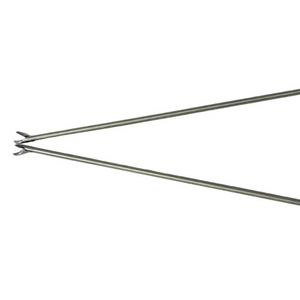 Porte-aiguille manuel laparoscopique professionnel 5 mm, à mâchoires courbées droite et gauche, réutilisable, en acier inoxydable, pour usage vétérinaire - Product Image 2