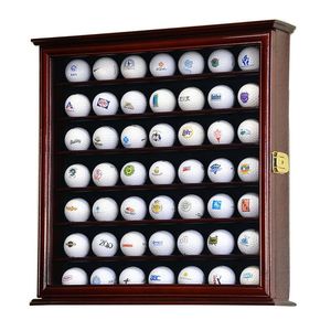 49 Golf Ball <b>Display</b> <b>Case</b> <b>Wall</b> Rack Holder with 98% UV Protection Lockable Cabinet by XH - Product Image 2