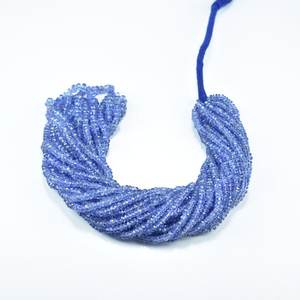 Cuentas de Tanzanita Natural Facetadas en Forma de Rondelle de 3-3.5MM, Cuentas Sueltas para la Fabricación de Joyería, Venta al Por Mayor de Cuentas de Tanzanita - Product Image 5
