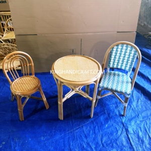 Chaises d'enfants en rotin faites à la main pour la location d'événements, la décoration de mariages, vente en gros, usine de meubles en osier naturel - Product Image 4