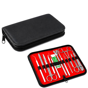 Kit de Instrumentos Quirúrgicos Dentales, Juego de Herramientas de Acero Inoxidable con Tijeras y Bisturí para Procedimientos Dentales, Certificado CE - Product Image 3