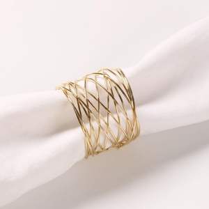 Anillo de Servilleta Metálico Moderno para Decoración de Mesa de Comedor y Accesorios Elegantes para la Presentación de Servilletas - Product Image 5