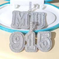 Kalung Rantai Emas Kuning Padat 18KT Model Miami Cuban Link dengan Batu Alam Setting Bezel, Hadiah Trendi untuk Pria Rapper, Bersertifikat