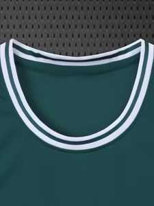 New Professional Adult Basketball Wear Set Custom Logo Number 100% Polyester Anti-Bacterial Summer Season <b>School</b> Club Teams - Product Image 5