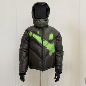 Chaqueta Acolchada Termocrómica que Cambia de Color para Hombre, Chaqueta de Invierno con Capucha y Aislamiento Térmico, Chaqueta de Moda Urbana con Reacción al Calor - Product Image 3