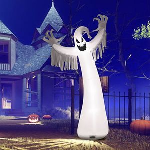 12 Feet Spooky Ghost <b>Inflatable</b> for <b>Halloween</b> Outdoor Holiday Yard Decorations with LED Lights and Blower - Product Image 5