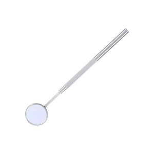 Miroirs à cils personnalisés avec logo, haute qualité, vue frontale parfaite, poignée extra large, forme ovale, cadre en acier inoxydable, éclairés - Product Image 1