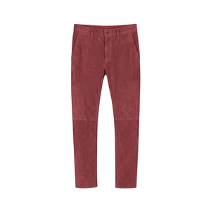 Conjunto de Traje de Dos Piezas para Hombre, Color Borgoña, Blazer con Solapa de Muesca y Pantalones, Atuendo Casual de Negocios - Product Image 4