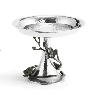Latest Arrival Excellent Quality Eco-Friendly Food Grade Metal <b>Cake</b> Serving <b>Stand</b> Golden Finish <b>Marble</b> Base Pastries Cupcakes - Product Image 5