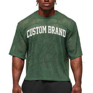 Cheap Price Mesh T Shirt Quick Dry Polyester Sports Tee Lightweight Gym Fitness Running Training Mesh T-Shirt Custom <b>Logo</b> - Product Image 1