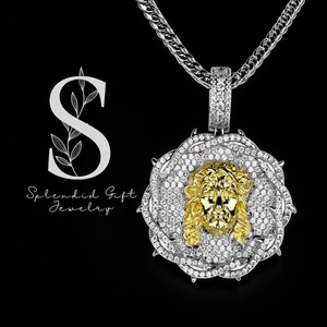 Joyería Religiosa de Lujo para Hombre al por Mayor, Colgante de Jesús con Incrustaciones de Diamantes Estilo Hip Hop para Raperos - Product Image 1