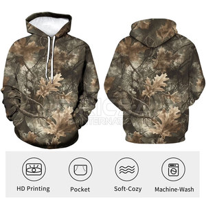 Sweat à capuche polaire personnalisé pour homme, respirant et anti-humidité, idéal pour la chasse et le camping en extérieur - Product Image 3