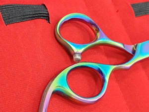 6.5 Inch Premium Stainless Steel Professional Salon Ceramic Handle A+ Grade Beauty Tool High Quality Hair Trimming <b>Beard</b> <b>Scissor</b> - Product Image 5