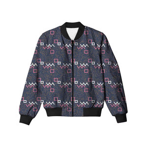 แจ็กเก็ตบอมเบอร์สำหรับผู้ชายเสื้อแจ็กเก็ตผ้าไนลอนปักลายมีซิปแห้งเร็วงานตามสั่ง - Product Image 3