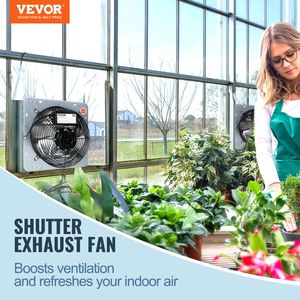 Ventilatore di scarico a parete in alluminio ad alta velocità da 10 pollici 820 motore a corrente alternata per serre capannoni omologato FCC - Product Image 2