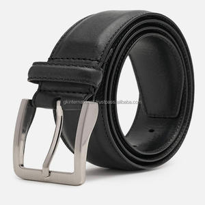 Ceintures en jean décontractées en cuir pour hommes Ceinture classique de travail avec boucle à griffes pour hommes - Product Image 2