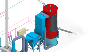 Chauffe-fluide thermique à biomasse fiable de 1M-8M kcal avec contrôle avancé - Product Image 4