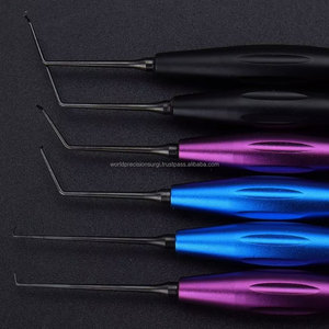 WORLD PRECISION SURGICAL WPS-RFP Plugger manuel endodontique micro-chirurgical pour remplissage rétro, en acier inoxydable, bleu/argent - Product Image 3