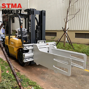 Stma 3000kg 3500kg 3ton 3.5ton mini động cơ diesel ngã ba thang máy tùy chọn Phụ tùng xe nâng với kẹp Bale hiệu suất cao - Product Image 3