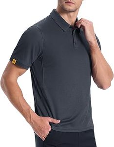 Chemises de golf pour hommes, nouvelle mode, haute qualité, respirantes, séchage rapide, décontractées, fabriquées au Pakistan, toile polyester/coton, design uni - Product Image 2