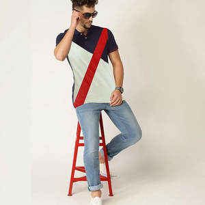 Polo de hombre con logotipo personalizado, tejido transpirable de manga corta, proveedor OEM - Product Image 1