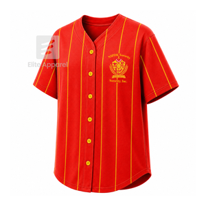 T-shirt personnalisé de la sororité NSPDK, logo brodé sur le devant, couleur rouge et or, manches courtes, polyester, pour femme, vêtements grecs. - Product Image 2