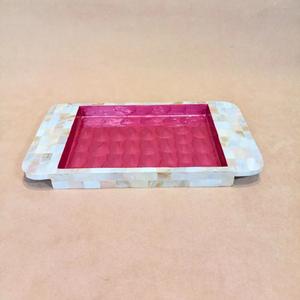 Bandeja cuadrada de MDF impresa con asa, precio económico, para el hogar, hotel y restaurante, bandeja para servir alimentos, en oferta. - Product Image 3