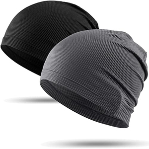 Bonnet de sport respirant en nylon, ajustable, unisexe, lot de 3, idéal pour la course à pied, le cyclisme et la randonnée - Product Image 2