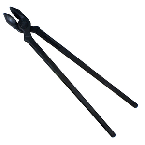 Tenazas de hierro forjado de 14.5 pulgadas para herradores, veterinarios y forja, de alta resistencia, color negro - Product Image 3