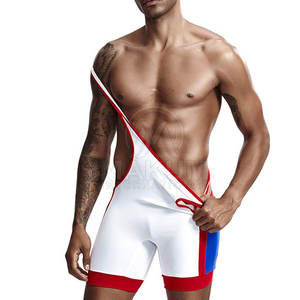 Conjunto de Uniforme de Lucha Libre Profesional para Hombre con Tela Transpirable y Elástica para Entrenamiento Intenso - Product Image 6