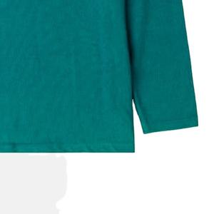 เสื้อสเวตเตอร์โอเวอร์ไซส์สำหรับผู้หญิงเสื้อสเวตเตอร์ลำลองแขนยาวเสื้อแบบสวมหัวคอกลมผ่าข้าง2025ดีไซน์อินเทรนด์ - Product Image 6