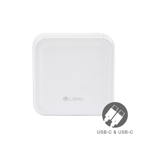 Banco de Energía con Cables Integrados 5 en 1, Cargador Portátil de Carga Rápida con Enchufe de CA para iPhone y Samsung, Ideal para Viajes - Product Image 3
